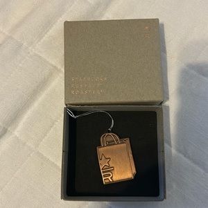 Starbucks roasters copper bag ornament